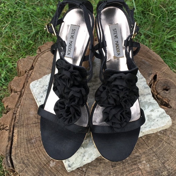 Wedges Steve Madden Satin strap wedges cruise summer - Picture 4 of 7